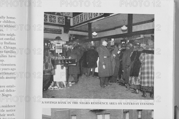 A savings bank in Negro residence area, 1922. Creator: Unknown.