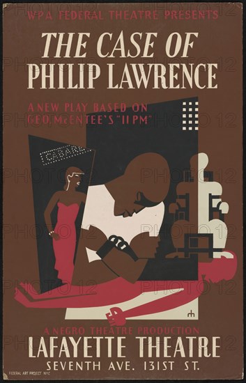 The Case of Philip Lawrence 1, New York, 1937. Creator: Unknown.