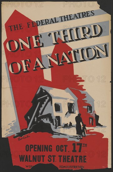 One Third of a Nation, Philadelphia, 1938. Creator: Leon Carlin.