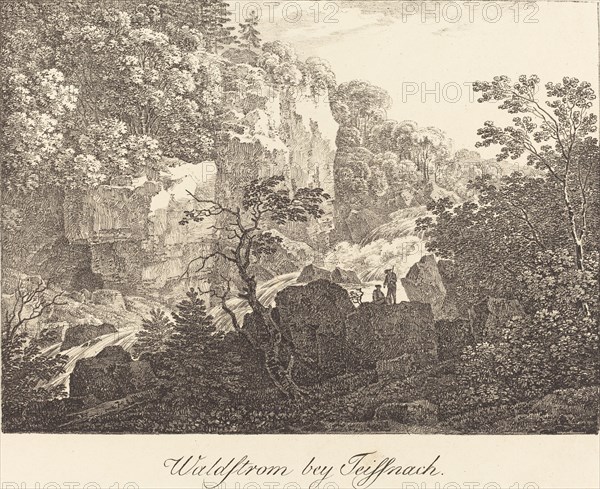 Waldstrom bey Teissnach, c. 1810. Creator: Max Josef Wagenbauer.