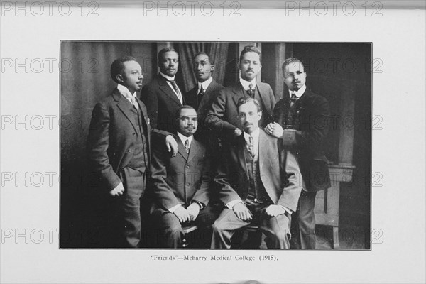 Friends," Meharry Medical College, 1915, 1916. Creator: Unknown.