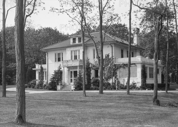 Switzer, John, Mr., residence, 1928 June. Creator: Arnold Genthe.