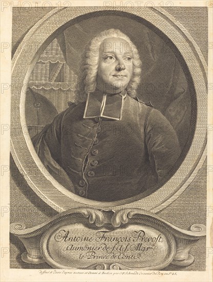 Antoine François Prevost, 1745. Creator: Georg Friedrich Schmidt.