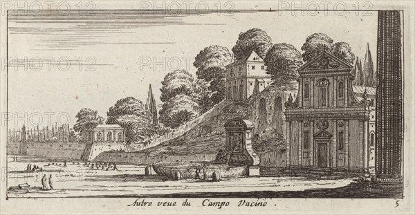 Autre veue du Campo Vacine, 1640-1660. Creator: Israel Silvestre.