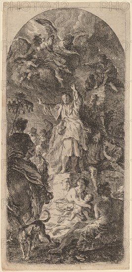 Saint James Major Preaching, 1771. Creator: Martin Johann Schmidt.