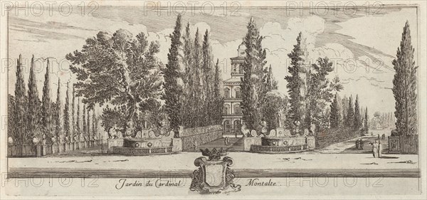 Jardin du Cardinal Montalte, 1640-1660. Creator: Israel Silvestre.