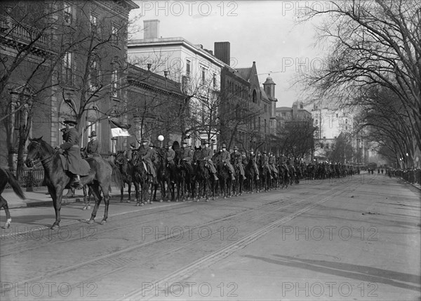 Funeral of Augustus Peabody Gardner, 1918. Creator: Harris & Ewing.