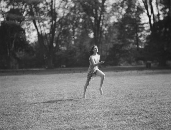 Elizabeth Duncan dancers and children, 1920 Creator: Arnold Genthe.