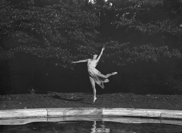 Elizabeth Duncan dancers and children, 1927 Creator: Arnold Genthe.