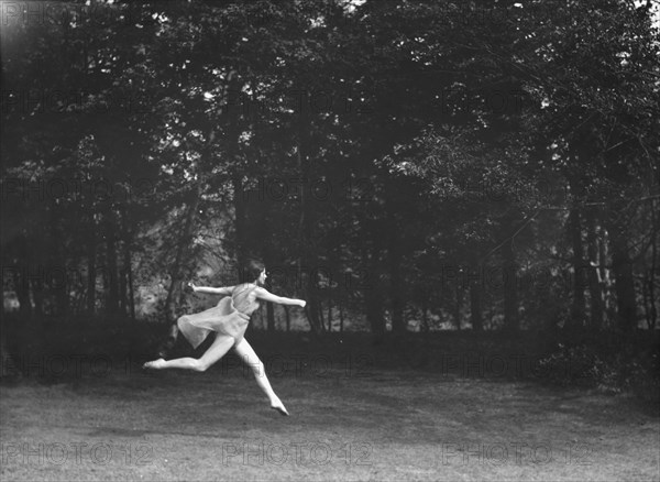 Elizabeth Duncan dancers and children, 1929 Creator: Arnold Genthe.