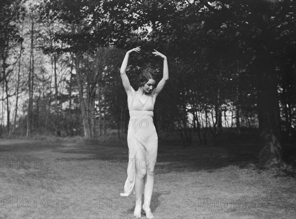 Elizabeth Duncan dancers and children, 1929 Creator: Arnold Genthe.