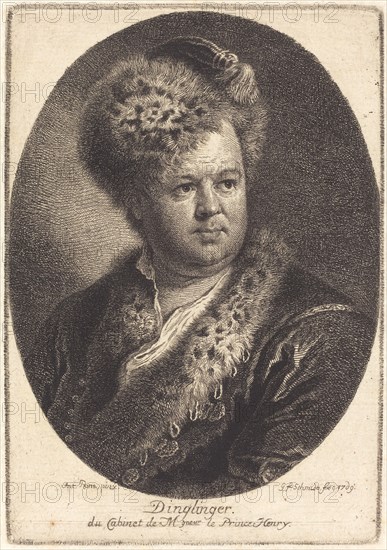 Johann Melchior Dinglinger, 1769. Creator: Georg Friedrich Schmidt.