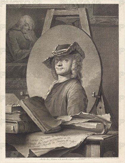 Maurice Quentin de la Tour, 1772. Creator: Georg Friedrich Schmidt.