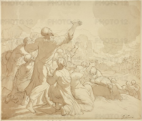 Samuel's Offering: Lesson 10, 1810/20. Creator: George Robert Lewis.