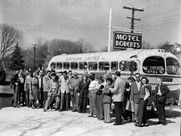 Stan Kenton Orchestra, 1947 or 1948. Creator: William Paul Gottlieb.