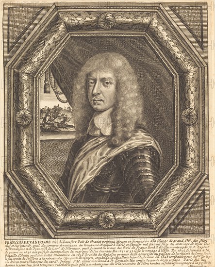 François de Vendôme, Duke of Beaufort. Creator: Balthasar Moncornet.