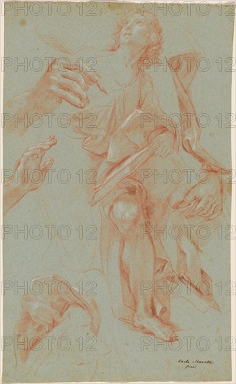 Studies of Saint James the Greater, c. 1686. Creator: Carlo Maratti.