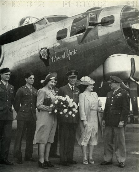 'Naming an American Bomber', 6 July 1944, (1947).  Creator: Unknown.