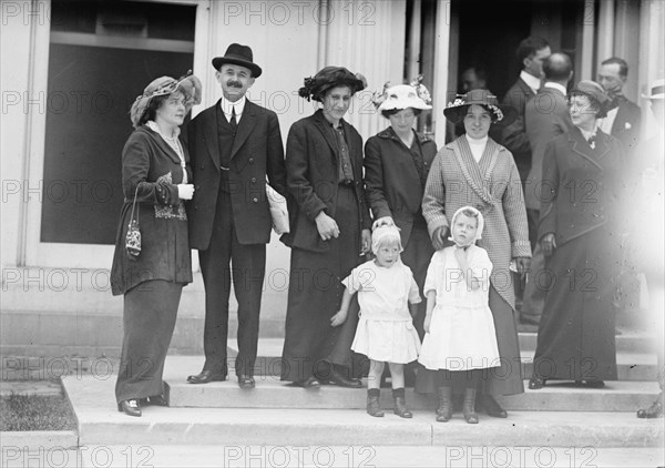 Judge Ben B. Lindsey, Mrs. Lindsey..., 1914. Creator: Harris & Ewing.