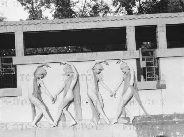 Marion Morgan dancers, between 1914 and 1927. Creator: Arnold Genthe.