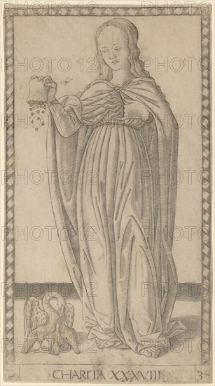 Charita (Charity), c. 1465. Creator: Master of the E-Series Tarocchi.