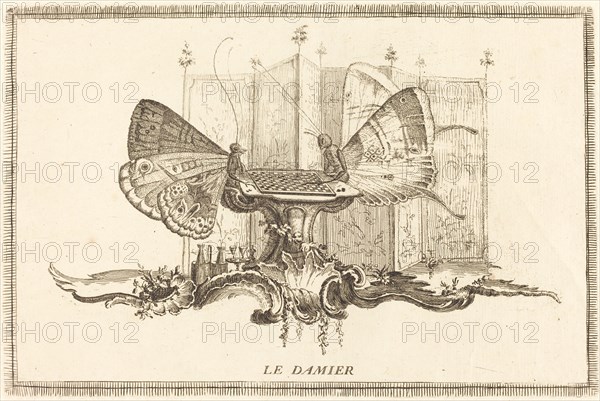 Le Blesse, in or after 1756. Creator: Charles-Germain de Saint-Aubin.