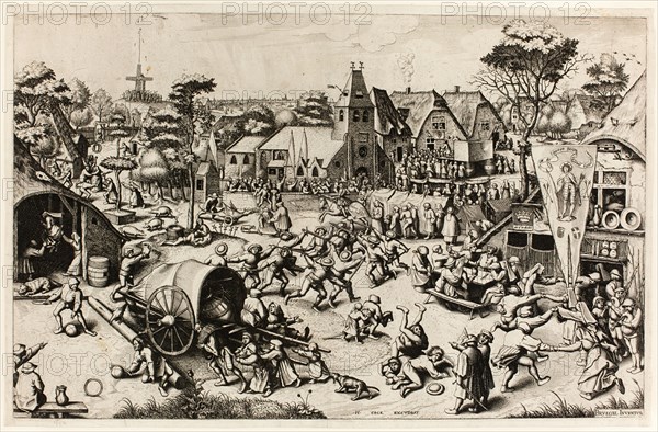 The Kermis of Saint George, c. 1559. Creator: Johannes van Doetecum I.