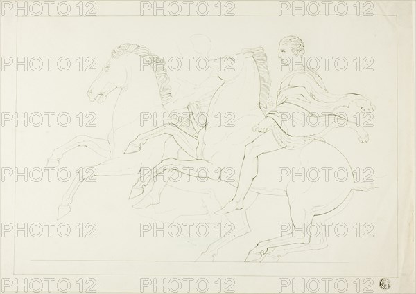 Copy of Cavalry from the Parthenon Frieze, n.d. Creator: John Flaxman.