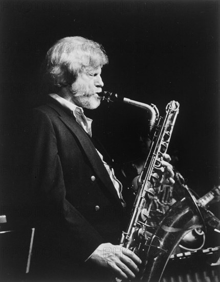 Portrait of Gerry Mulligan, ca. 1980s. Creator: William Paul Gottlieb.