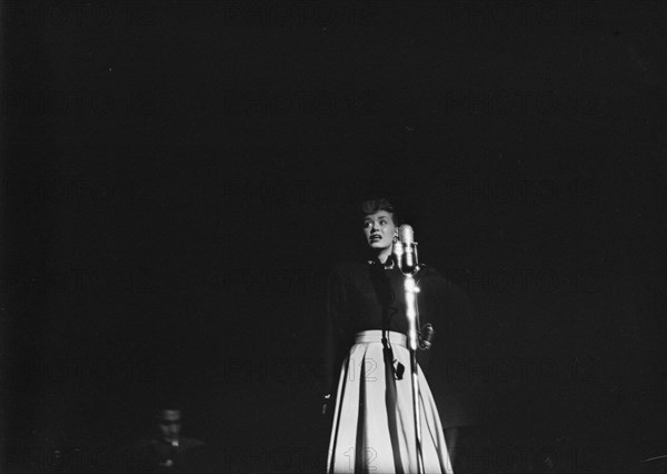 Portrait of June Christy, 1947 or 1948. Creator: William Paul Gottlieb.