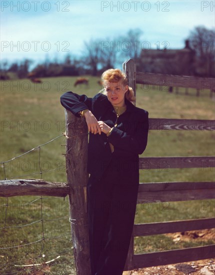 Portrait of June Christy, 1947 or 1948. Creator: William Paul Gottlieb.