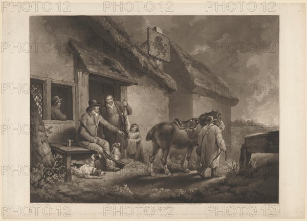 The First of September, Evening, published 1794. Creator: William Ward.