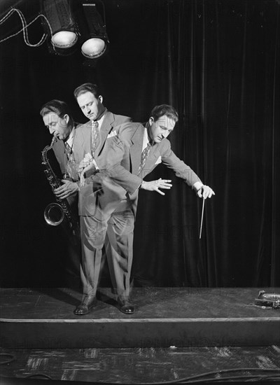 Portrait of Jerry Jerome, ca. June 1947. Creator: William Paul Gottlieb.