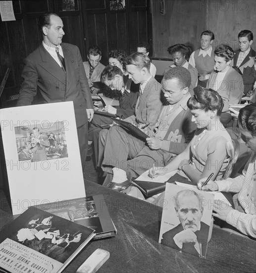 Portrait of Arthur Aaron, ca. July 1947. Creator: William Paul Gottlieb.