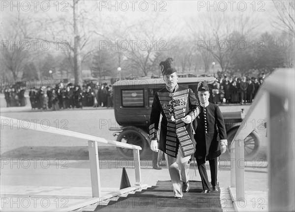 New Years Breakfasts, Pan American Union, 1913. Creator: Harris & Ewing.