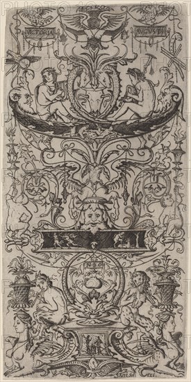Ornament Panel: Victoria Augusta, c. 1507. Creator: Nicoletto da Modena.