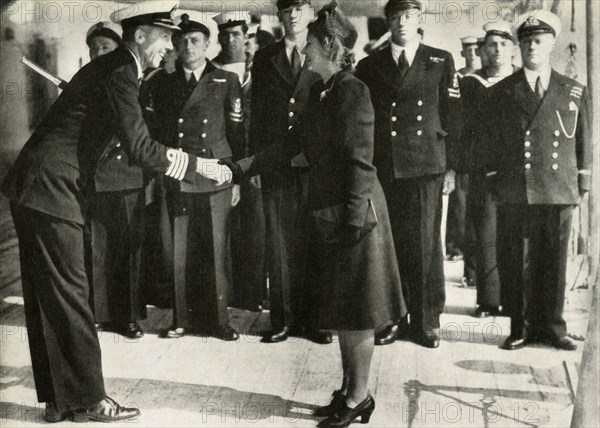 'H.M.S. Vanguard Commissioned.', 12 May 1946, (1947).  Creator: Unknown.