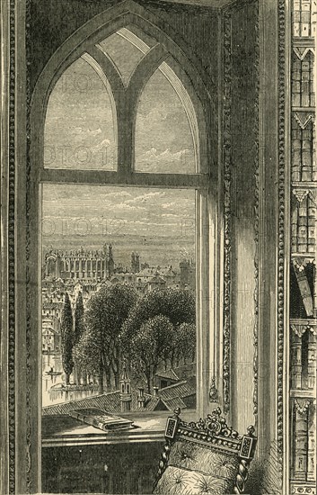 'View from the Library Window, Windsor Castle', c1897. Creator: Unknown.