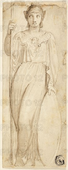 Athena, or Britannia identified as Athena, n.d. Creator: Thomas Stothard.