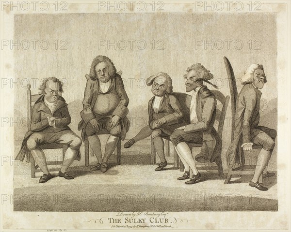 The Sulky Club, published March 18, 1794. Creator: Henry William Bunbury.