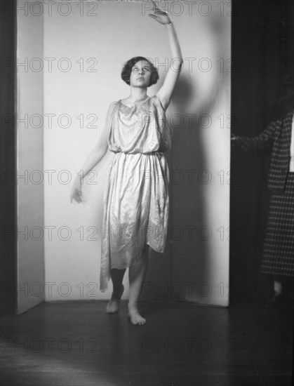 Barnard College group with Miss Larsen, ca. 1924. Creator: Arnold Genthe.