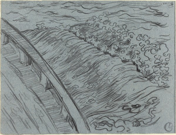 The Sea Off the Edge of a Boat, Brittany, 1894. Creator: Georges Lacombe.