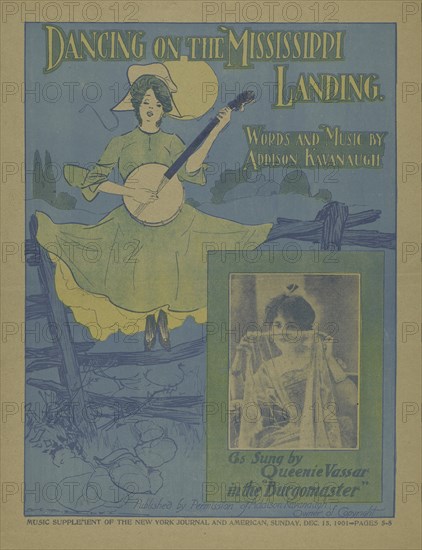 'Dancing on the Mississippi landing', 1901. Creator: Henry Brevoort Eddy.