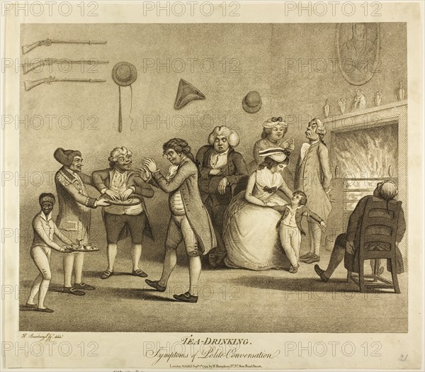 Tea Drinking, published September 1, 1794. Creator: Henry William Bunbury.