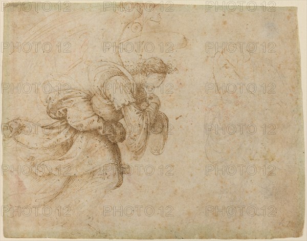 The Angel of the Annunciation [recto], 1500/1504. Creator: Fra Bartolomeo.