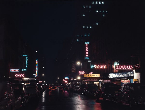 52nd Street, New York, N.Y., ca. July 1948. Creator: William Paul Gottlieb.