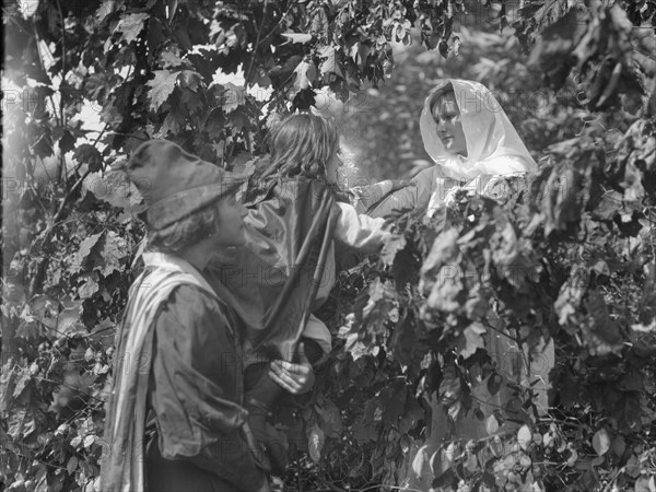 Theatrical performance at Dongan Hall, 1921 May 27. Creator: Arnold Genthe.