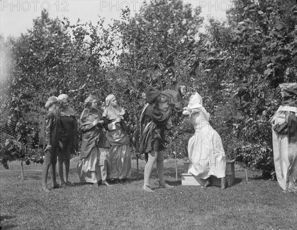 Theatrical performance at Dongan Hall, 1921 May 27. Creator: Arnold Genthe.