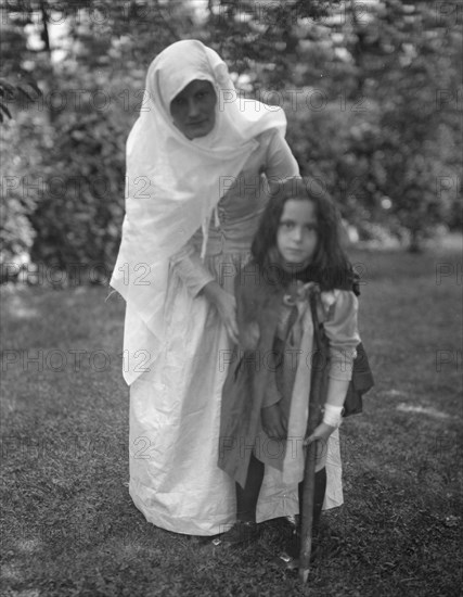 Theatrical performance at Dongan Hall, 1921 May 27. Creator: Arnold Genthe.