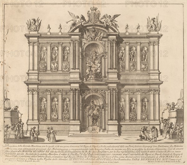 The Kingdom of Naples, for the "Chinea" Festival, 1746. Creator: M Sorello.